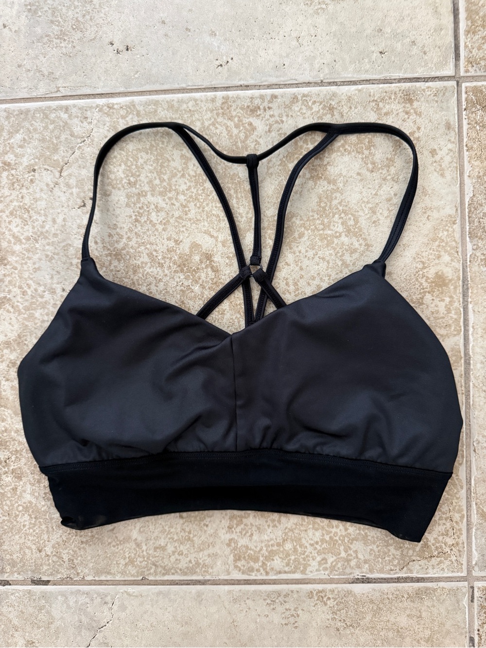 ALO Yoga Lavish Bra Black Size Large